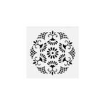Stencil Sarayi Boyama Şablon Damask Çini Mandala - 4159 - 30X30