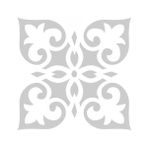 Stencil Sarayi Boyama Şablon Damask Çini Mandala - 4663 - 30X30