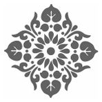 Stencil Sarayi Boyama Şablon Damask Çini Mandala - 4679 - 80X80