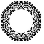 Stencil Sarayi Boyama Şablon Damask Çini Mandala - 4683 - 40X40