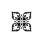 Stencil Sarayi Boyama Şablon Damask Çini Mandala - 4712 - 80X80