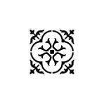 Stencil Sarayi Boyama Şablon Damask Çini Mandala - 4714 - 40X40