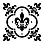 Stencil Sarayi Boyama Şablon Damask Çini Mandala - 4715 - 50X50