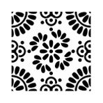 Stencil Sarayi Boyama Şablon Damask Çini Mandala - 4720 - 40X40
