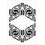 Stencil Sarayi Boyama Şablon Damask Çini Mandala -8205 - DAMASK ÇİNİ MANDALA