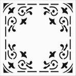 Stencil Sarayi Boyama Şablon Damask Çini Mandala - 8316 - 80X80