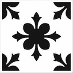 Stencil Sarayi Boyama Şablon Damask Çini Mandala - 8392 - 80X80