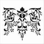 Stencil Sarayi Boyama Şablon Desenler - 4617 - 30X30