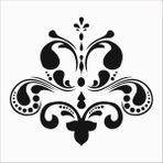 Stencil Sarayi Boyama Şablon Desenler - 4653 - 60X60