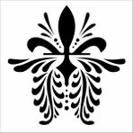 Stencil Sarayi Boyama Şablon Desenler - 4690 - 30X30