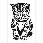 Stencil Sarayi Boyama Şablon Hayvanlar - 4550 - 20X30