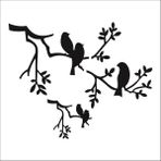 Stencil Sarayi Boyama Şablon Hayvanlar - 8024 - 30X30