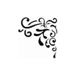 Stencil Sarayi Boyama Şablon Köşe - 4514 - 60X60