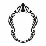 Stencil Sarayi Boyama Şablon Objeler - 4456 - 60X60