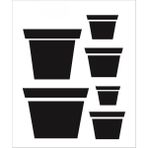 Stencil Sarayi Boyama Şablon Objeler - 5016 - 40X60