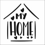 Stencil Sarayi Boyama Şablon Yazı ve Numaralar - 8025 - 40X40