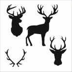 Stencil Sarayi Boyama Şablon Yeni Yıl - 7981 - 50X50
