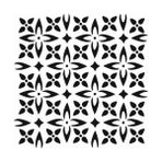 Stencil Sarayi Boyama Şablon Zemin Deseni - 4324 - 30X30