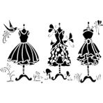 Stencil Tasarım S049 Şablon 25X35