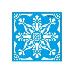 StencilSepeti Fayans Deseni_7 Stencil Boyama Şablonu