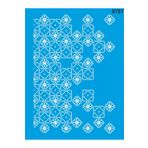 StencilSepeti Geometrik Desen - Stencil Boyama Şablonu