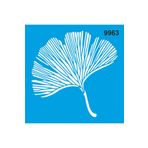 StencilSepeti Gingko Deseni -stencil Boyama Şablonu 30x30