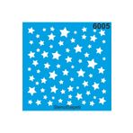 StencilSepeti Yıldızlar - Stencil Boyama Şablonu 30x30cm