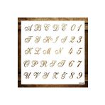 STENCİLTASARIM Cakes Stencil St426 Pasta, Kurabiye, Kek Süsleme Şablonları