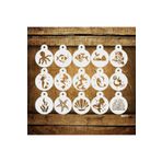 STENCİLTASARIM Cakes Stencil St473 Deniz Temalı 15 Li Set Pasta,kurabiye, Kek Süsleme Şablonları