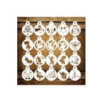 STENCİLTASARIM Cakes Stencil St479 Çizgi Karekterler Yüz boyama,Pasta, Kurabiye, Kek Süsleme Şablonları