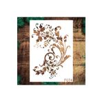 STENCİLTASARIM Stencil Tasarım - Dekoratif Duvar, Fayans Ve Eşya Boyama Şablonları 21x30cm F074