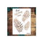 STENCİLTASARIM Stencil Tasarım Yaprak - Dekoratif Duvar Ve Eşya Boyama Şablonları 21 X 30 Cm F087