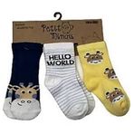 Step 2153 3'lü Hello World Soket Karışık Renkli Çorap