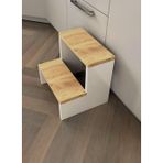 Step Mutfak Tabure Çocuk Banyo Basamak Yükseltici- Atlantik Çam/Beyaz