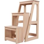 Step Pan Içe Katlanır Basamaklı Tabure (3 Basamaklı) - Ahşap - 1 ADET