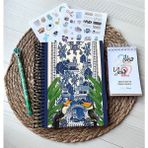 Steplanner 2025 AJANDA-2025 Tarihli Hayat PLANLAYICI-2025 Masa Takvimi-2 Sayfa Sticker-Bir Adet Tükenmez Kalem - -- - 1 Adet