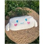Steplanner Kawaii Sanrio Kuromi Beyaz Peluş Nakışlı Ithal Kalemlik