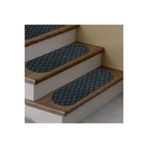 Stepmat Desenli Kaymaz Tabanlı Merdiven Basamak Paspası/Halısı