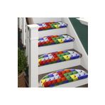 Stepmat LEGO Desenli Çocuk Kreş Için Merdiven Basamak Paspası Halısı