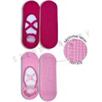 Steppe Berry 2 Çift Çapraz Bantlı Premium Pilates ve Yoga Çorabı - Pembe - Fuşya - 36 - 40