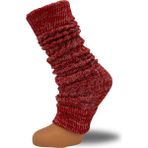 Steppe Berry Kadın Simli Tozluk Çorap - 36 - 40 - Kırmızı