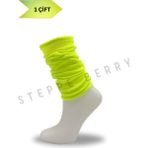 Steppe Berry Neon Tozluk Çorap - 36 - 40 - Sarı