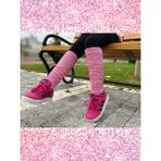 Steppe Berry Simli Çocuk Tozluk - Pembe - 4 - 8 Yaş