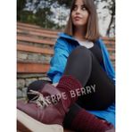Steppe Berry Slouchy Çorap - 36 - 40 - Bordo