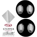 Stepper Titanium Ve Silhouette Gözlük Burunluk Plaket Ped 2 Çift