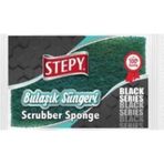 Stepy Black Düz Bulaşık Süngeri 2'li