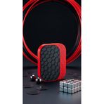 SteraDesign Kırmızı Siyah Güçlü Mıknatıslı Petek Desenli Fidget Oyuncak 12 Adet Neodyum Mıknatıslı