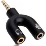 Stereo 3.5mm Aux Cep Telefonu Kulaklık Ve Mikrofon Ayırıcı