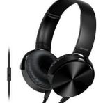 Stereo Extra Bass Kulak Üstü Siyah Kablolu Kulaklık