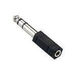 Stereo Jak 3.5mm to 6.3mm inceden kalına Dönüştürücü (Ses, Mikrofon, Hoparlör, Amfi)